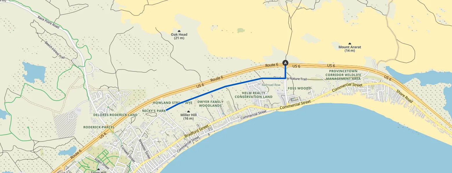 Old Colony Nature Pathway — Provincetown hike Komoot